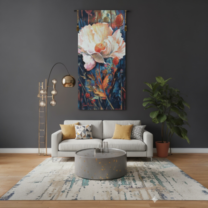 "In Your Light II" by Simon Bull — Vibrant Contemporary Belgian Woven Tapestry