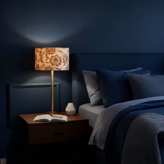 "Golden Lily" — Handcrafted William Morris Heritage Lamp Shade